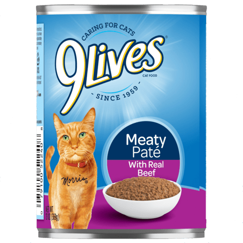 9Lives Meaty Paté With Real Beef